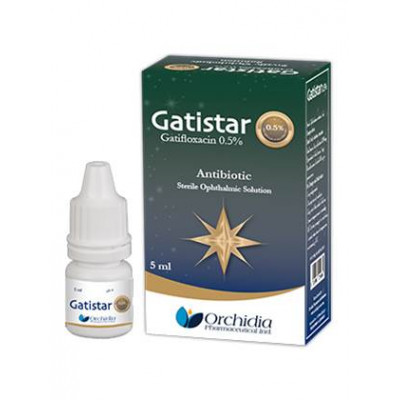 GATISTAR 0.5% ( GATIFLOXACIN ) EYE DROPS 5 ML